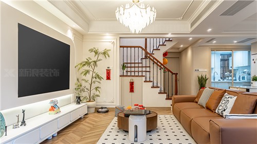 21W裝(zhuāng)出166m²複古精(jīng)緻家|長(cháng)沙全屋整裝(zhuāng)