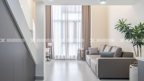 90後60㎡黑白灰loft|長(cháng)沙全屋整裝(zhuāng)