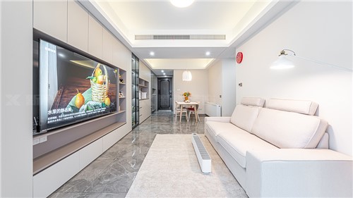 98㎡淺灰色系全屋定制落地|長(cháng)沙全屋整裝(zhuāng)